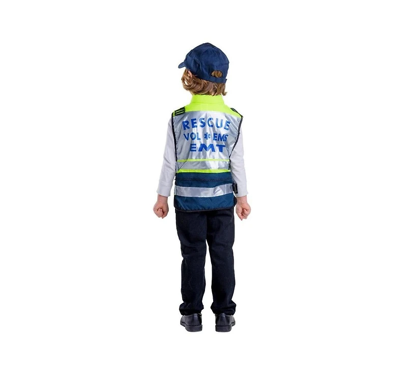 Dress Up America Emt Vest, Bag & Cap Costume Set - Toddlers Boys Girls