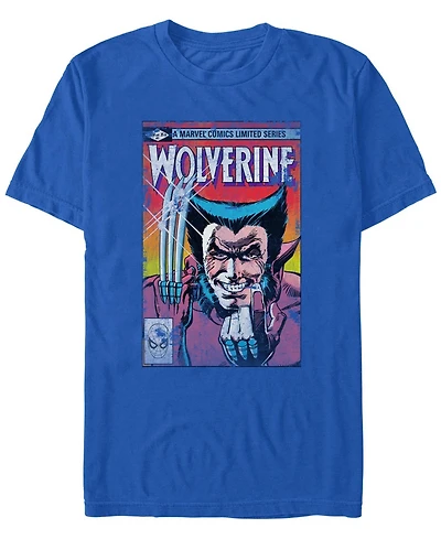 Fifth Sun Men's Dis Wolverine Cover Short Sleeve T-Shirt