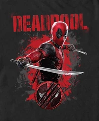 Fifth Sun Men's Deadpool Paint Dump Short Sleeve T-Shirt