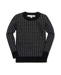 Hope & Henry Baby Boys Long Sleeve Intarsia Crew Neck Pullover Sweater