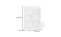 Slickblue Kids Bookcase with 6 Compartments – Organized and Accessible Bookshelf