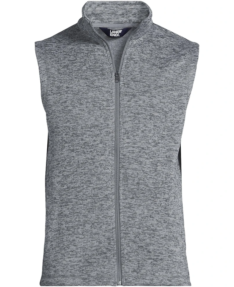 Lands' End Men's Sweater Fleece Vest