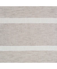 Chanasya Premium 2-Panel Faux Linen Shimmer Textured Sheer Curtain Panels