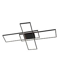 Jonathan Y Palco Contemporary Minimalist Metal Adjustable Dimmable Geometric Integrated Led Flush Mount