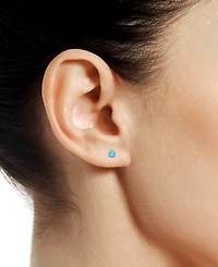 Lab Grown 2-Pc. Set Lab Grown Blue Sapphire (1/3 ct. t.w.) & Lab Grown White Sapphire (1/3 ct. t.w.) Stud Earrings in Sterling Silver (Also available