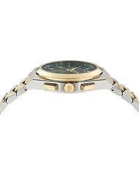 Ferragamo Men's Swiss Chronograph Vega Two-Tone Stainless Steel Bracelet Watch 42mm
