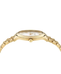 Ferragamo Women's Swiss Duo Gold Ion Plated Stainless Steel Bracelet Watch 40mm