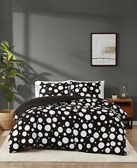 Truly Soft Sophia Dot 3-Pc. Duvet Cover Set, Full/Queen