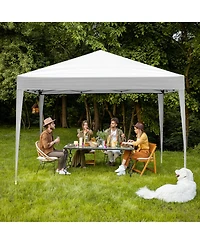 Slickblue Two Doors & Two Windows Practical Waterproof Right-Angle Folding Tent