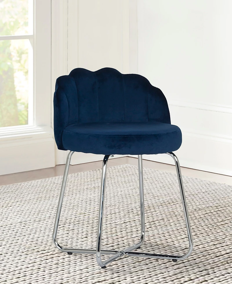 Hillsdale 25.25" Metal Catalina Vanity Stool