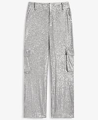 On 34th Women's High Rise Sequin Cargo Pants, Created for Macy's