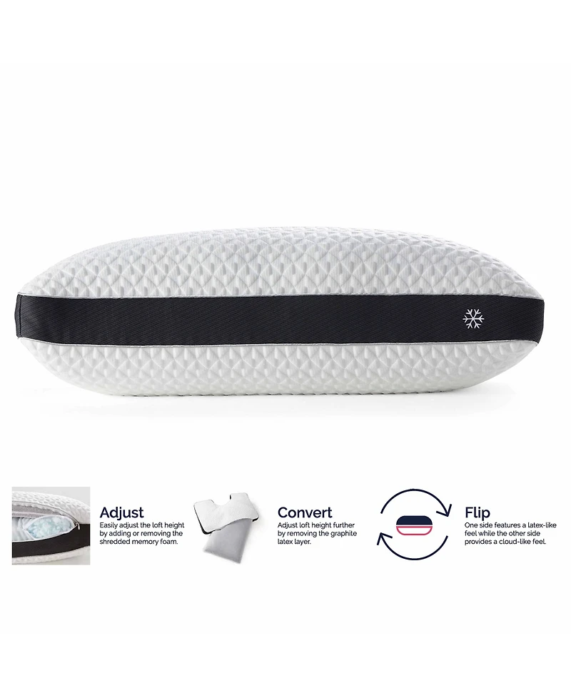 Nestl Cool Choice Customizable Memory Foam Blend Cooling Classic Pillow