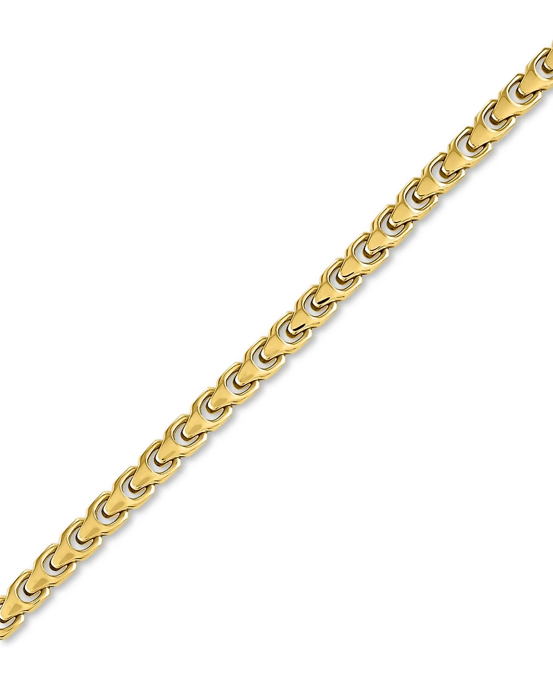 Bulova Gold-Tone Stainless Steel Link Bracelet