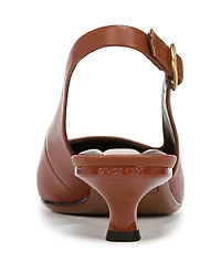 Franco Sarto Women's Marlow Pointed Toe Slingback Kitten Heel Pumps