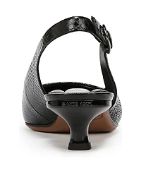 Franco Sarto Women's Marlow Pointed Toe Slingback Kitten Heel Pumps