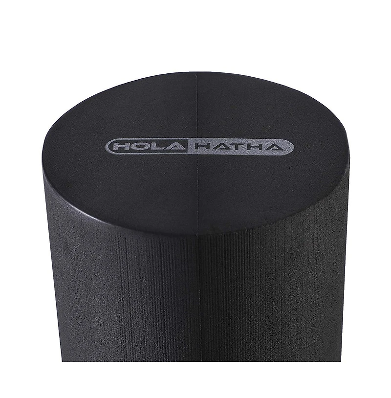 HolaHatha Portable High Density Solid Eva Foam Roller for Yoga and Gym Workouts