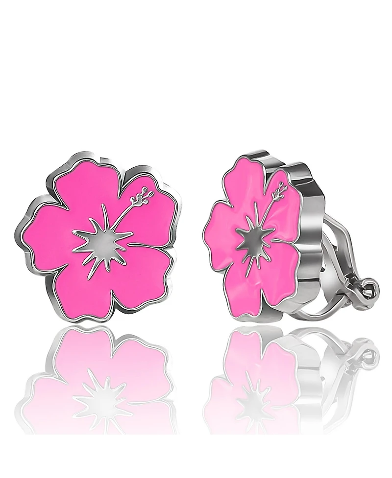 Disney Stitch And Angel Clip-On 3 Piece Earrring Set - Stitch, Angel, Flower