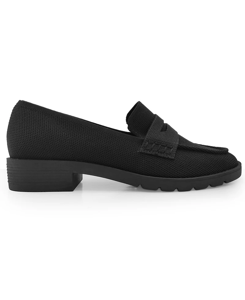 Kenneth Cole Reaction Women's Feobe Knit Slip On Loafers