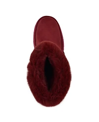 Guess Women's Denla Cold Weather Faux Fur Cozy Booties