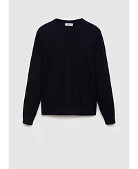 Mango Men's Fine-Knit Cotton Sweater
