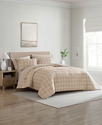Swift Home Grid Plaid Reversible -Pc. Comforter Set