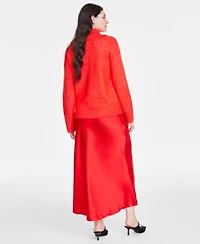 On 34th Turtleneck Sweater Maxi Slip Skirt Crossbody Dress Mules Created For Macys