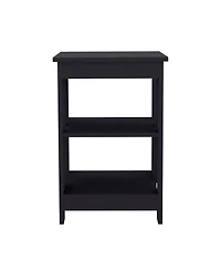 Ross 3-Tier End Table/Nightstand, Side Table for Small Space