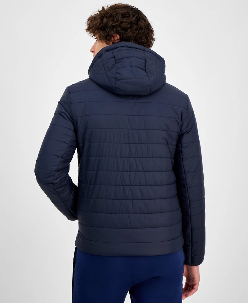 Hugo by Boss Men's Barvi2435 Slim-Fit Quilted Full-Zip Liner Jacket