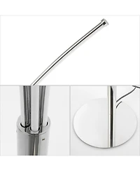 Jonathan Y Fuochi Modern Minimalist Metal 5-Branch Arc Dimmable Integrated Led Floor Lamp with Remote Control