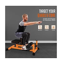 Squatz Multi-Function Sissy Squat Machine With Adjustable Squat Bench