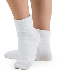 Trimfit 3-Pack Scalloped Socks, Little Girls & Big