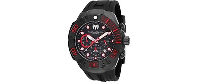 TechnoMarine Men's Tm-523010 Reef Quartz Chronograph Black Dial Watch