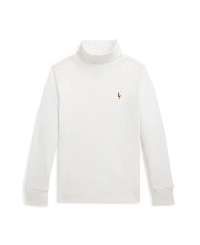 Polo Ralph Lauren Little and Toddler Boys Cotton Interlock Turtleneck Sweatshirt