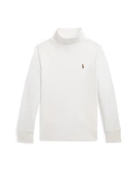 Polo Ralph Lauren Little and Toddler Boys Cotton Interlock Turtleneck Sweatshirt