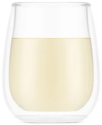 Bodum Skal Double-Walled White Wine Glasses, Set of 2