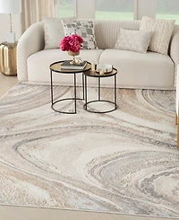 Nourison Home Brushstrokes BSK03 7'10"x9'10" Area Rug