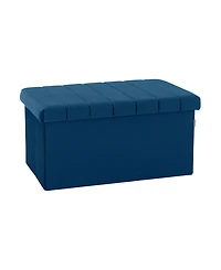 Seville Classics Channel Tufted Storage Trunk