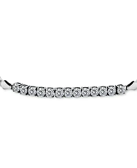 Giani Bernini Cubic Zirconia Beaded Chain Bracelet, Created for Macy's