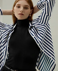 Lilysilk Women's The Amalfi Stripe Silk Shirt