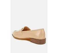 London Rag Mogul Penny Strap Detail Womens Loafer