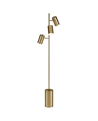 Hudson & Canal 65" Metal Dorset 3-Light Floor Lamp