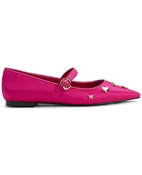 Karl Lagerfeld Paris Women's Veyda Mary Jane Pointed Toe Flats