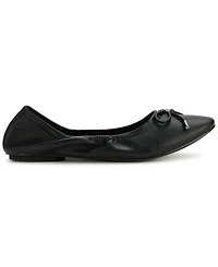 Karl Lagerfeld Paris Women's Velma Almond Toe Ballet Flats