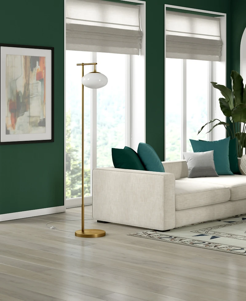 Hudson & Canal 68" Metal Blume Tall Arc Floor Lamp