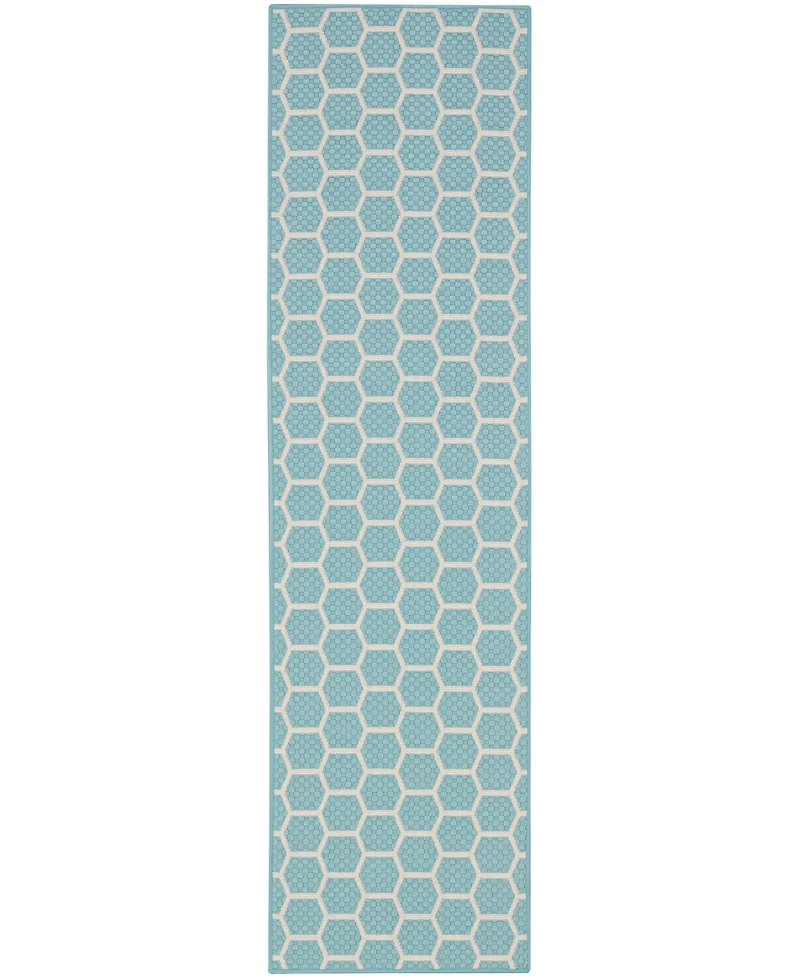 Nourison Home Twist Reversible TWS01 2'2"x8' Runner Area Rug