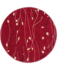 Nourison Home Grafix GRF15 5'3"x5'3" Round Area Rug