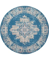 Nourison Home Grafix GRF14 8'x8' Round Area Rug