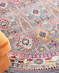 Nourison Home Vintage Kashan VKA05 6'x6' Round Area Rug