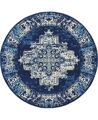 Nourison Home Grafix GRF14 5'3"x5'3" Round Area Rug