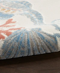 Nourison Home Seaside SDS03 5'3"x7'3" Area Rug